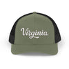 Virginia Snapback Trucker Cap - Embroidered Virginia Hat