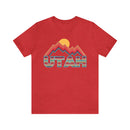 Utah T Shirt Retro Mountain - Unisex Utah Shirt-1