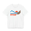 Utah Retro Mountains Sunset T-Shirt | Vintage Utah Tee