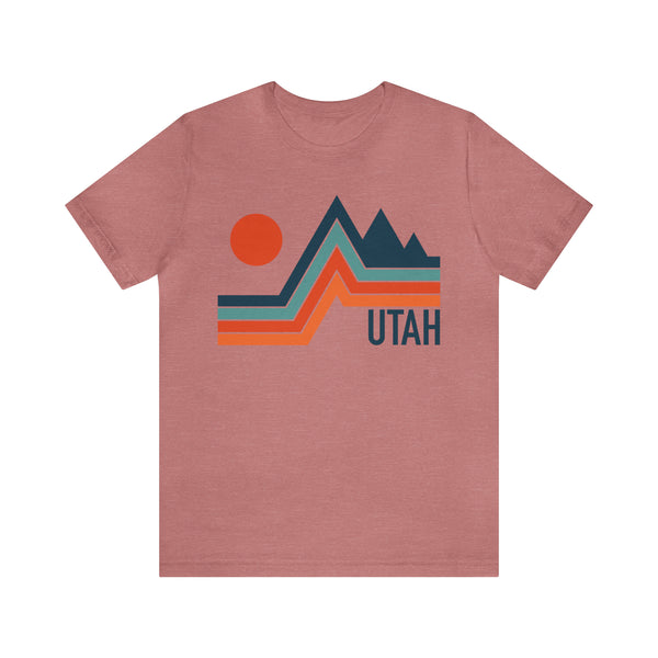 Utah T-Shirt - Retro Mountain Unisex Utah Shirt