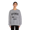 Wyoming Sweatshirt - Wyoming Cowboy Graphic Crewneck