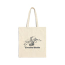 Crested Butte, Colorado Cotton Canvas Tote Bag - 15" x 16"-1