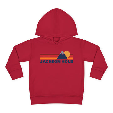 Buy vintage-red Jackson Hole, Wyoming Toddler Hoodie - Unisex Mountain Jackson Hole Pullover Sweatshirt, Kids Hooded Jumper, Wyoming Souvenir