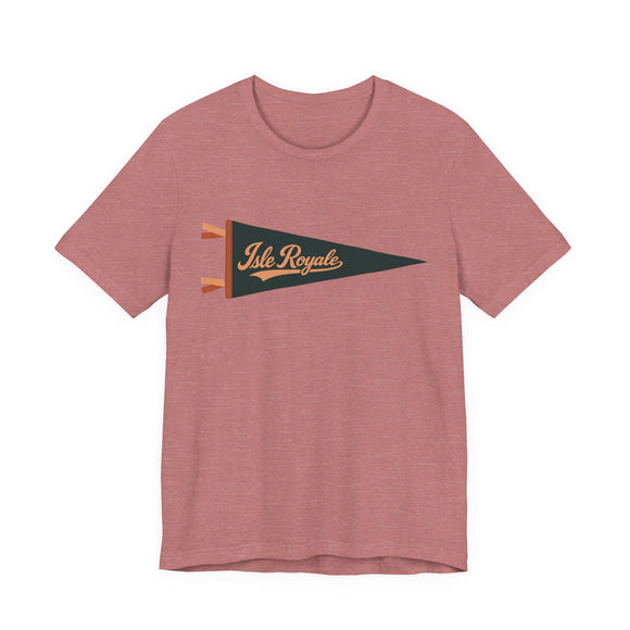Isle Royale National Park Pennant T-Shirt — Vintage Camp Flag Tee