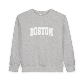 Boston, Massachusetts Toddler Sweatshirt - Boston Toddler Crewneck Sweatshirt