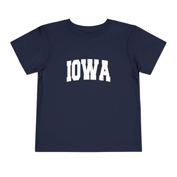 Iowa Toddler Graphic Tee - Kids Iowa Vacation Shirt