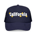 Kids California Foam Trucker Hat - Youth Snapback Cap on white background