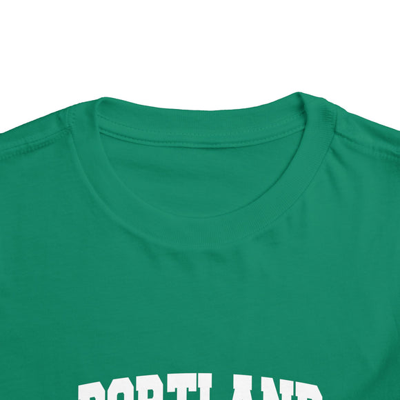 Portland, Oregon Toddler Graphic Tee - Kids Portland Vacation Shirt