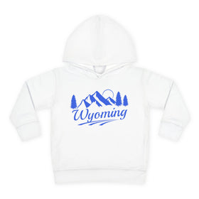 Wyoming Toddler Hoodie - Unisex Mountain Pullover Sweatshirt, Kids Hooded Jumper, Wyoming Souvenir