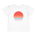 Connecticut Toddler T-Shirt - Retro 80s Unisex Toddler Connecticut Shirt-2