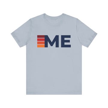Buy light-blue Maine Retro Stripes T-Shirt | Maine State Tee