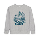 Vail, Colorado Toddler Sweatshirt - Vail Toddler Crewneck Sweatshirt-2