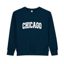 Chicago, Illinois Toddler Sweatshirt - Chicago Toddler Crewneck Sweatshirt-4