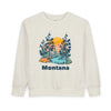Montana Toddler Sweatshirt - Montana Toddler Crewneck Sweatshirt