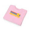 Washington Toddler Sweatshirt - Retro Sun Washington Toddler Crewneck Sweatshirt