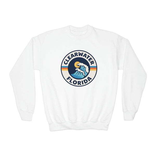 Clearwater, Florida Youth Sweatshirt - Unisex Kid's Clearwater Crewneck Sweatshirt