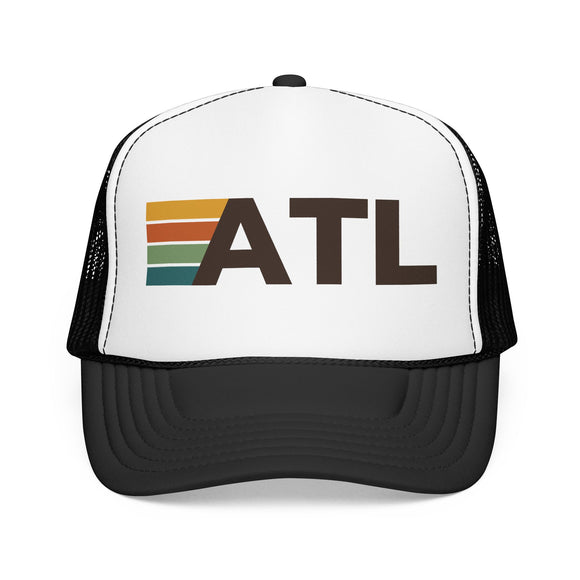 Atlanta, Georgia Trucker Hat - ATL Abbr retro cap