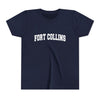 Fort Collins, Colorado Youth Graphic Tee - Kids Fort Collins T Shirt