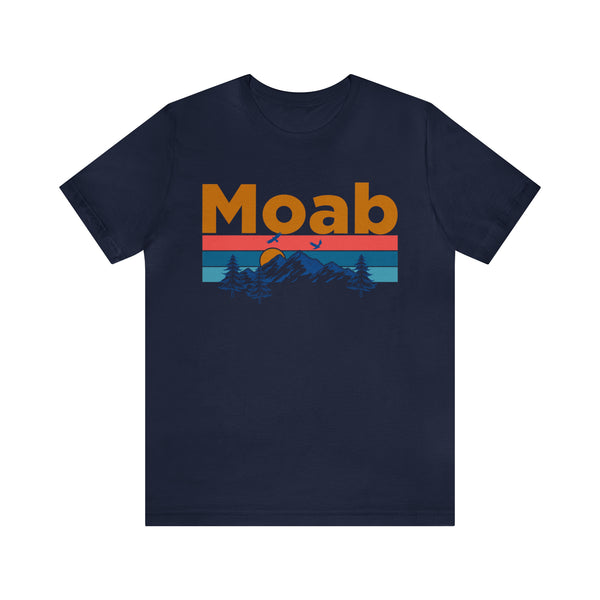 Moab, Utah Shirt - Mountain Sunset Unisex Moab T-Shirt