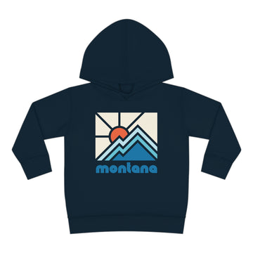 Montana Toddler Hoodie - Minimal Style Unisex Montana Toddler Sweatshirt - 0