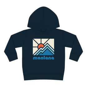 Montana Toddler Hoodie - Minimal Style Unisex Montana Toddler Sweatshirt