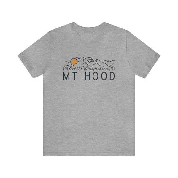 Mt Hood, Oregon T-Shirt - Retro Unisex Mt Hood Shirt