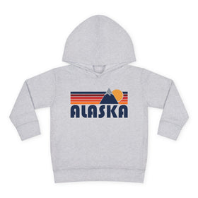 Alaska Toddler Hoodie - Unisex Mountain Pullover Sweatshirt, Kids Hooded Jumper, Alaska Souvenir