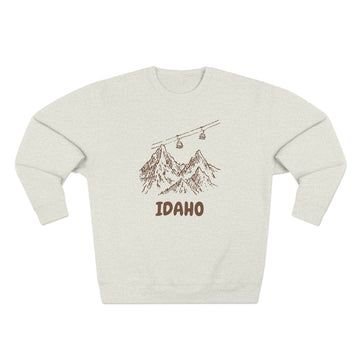 Premium Idaho Gondola Ski Mountain Sweatshirt