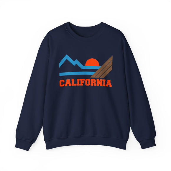 California Sweatshirt - Mountain California Crewneck Sweatshirt