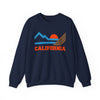 California Sweatshirt - Mountain California Crewneck Sweatshirt