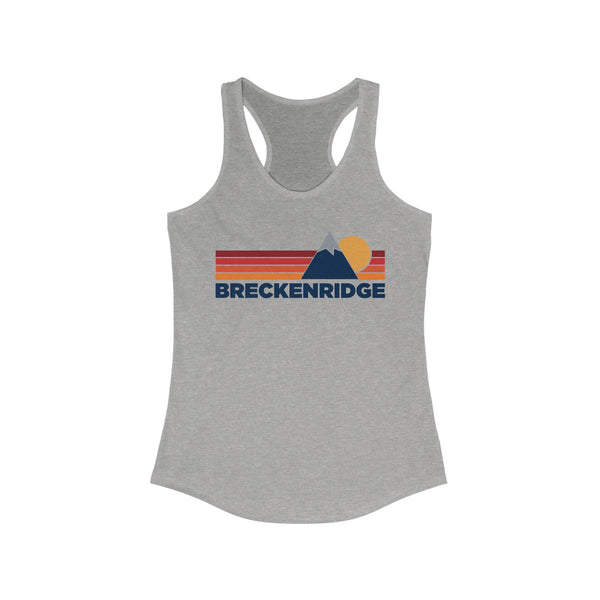Breckenridge, Colorado Women's Racerback Tank Top - Mountain Lover Sleeveless Shirt, Women's Breckenridge Hiking Tank