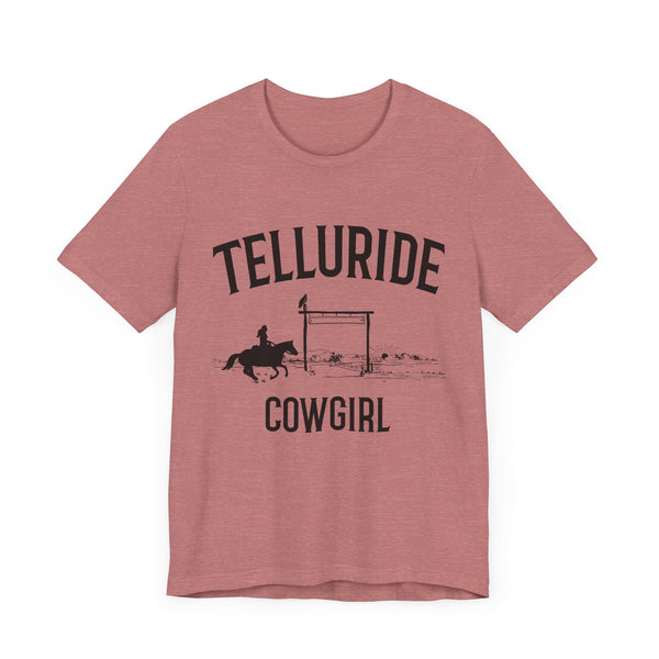 Telluride, Colorado Cowgirl Graphic Tee