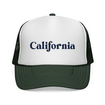 Buy dark-green California Retro Mountains Trucker Hat