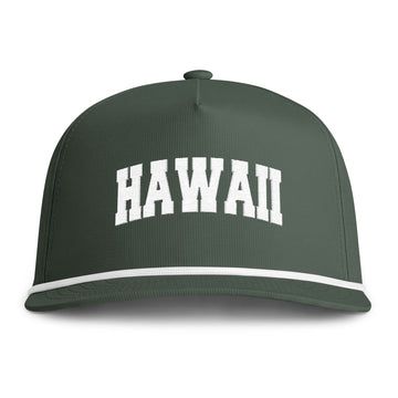 Buy moss Hawaii Embroidered Rope Hat - Vintage Sunwashed Rope Cap, Comfort Colors
