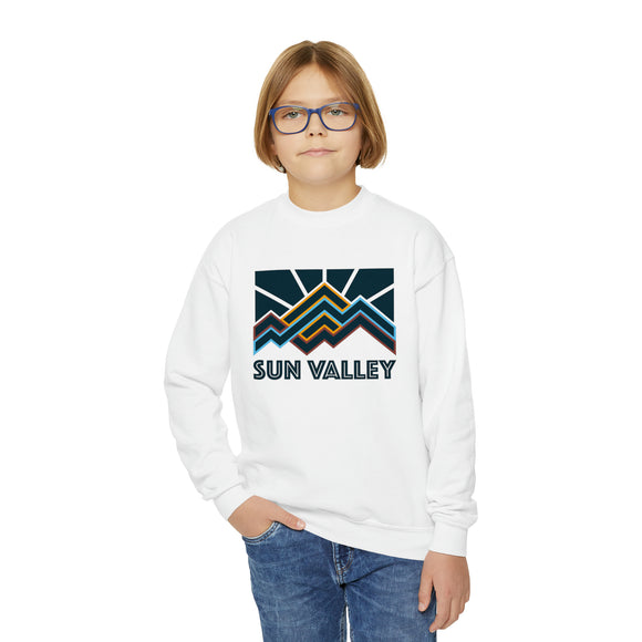 Sun Valley, Idaho Youth Sweatshirt - Unisex Kid's Sun Valley Crewneck Sweatshirt