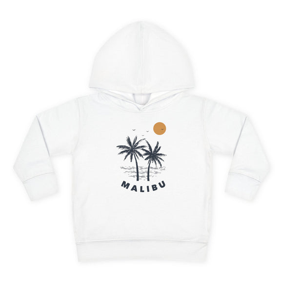 Malibu, California Toddler Hoodie - Unisex Malibu Toddler Sweatshirt