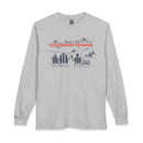Steamboat Springs, Colorado Après-ski Long Sleeve Shirt - Mountain Retro Skiing-1