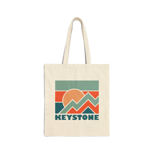 Keyston, Colorado Cotton Canvas Keyston Tote Bag