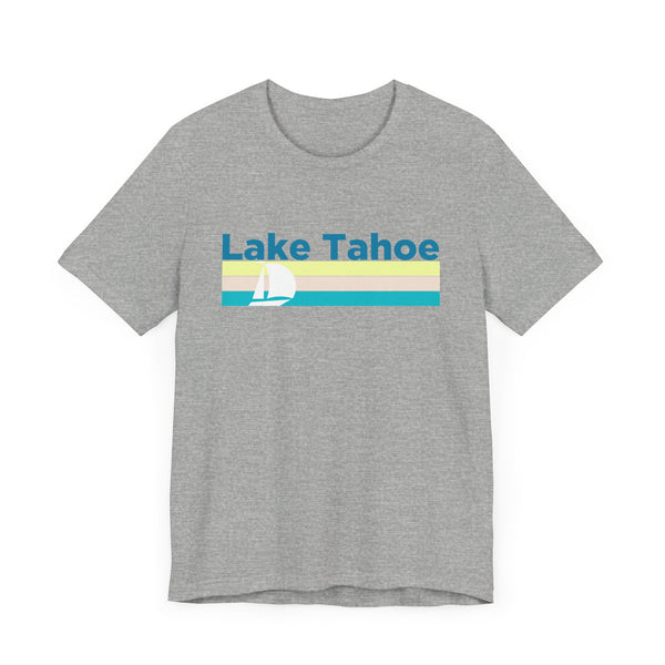 Lake Tahoe, California T Shirt - Sailboat Graphic Tee