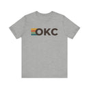 Oklahoma City, Oklahoma tee - OKC t shirt retro stripes-4