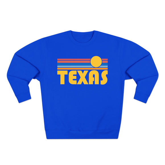 Premium Texas Retro Sun Graphic Sweatshirt