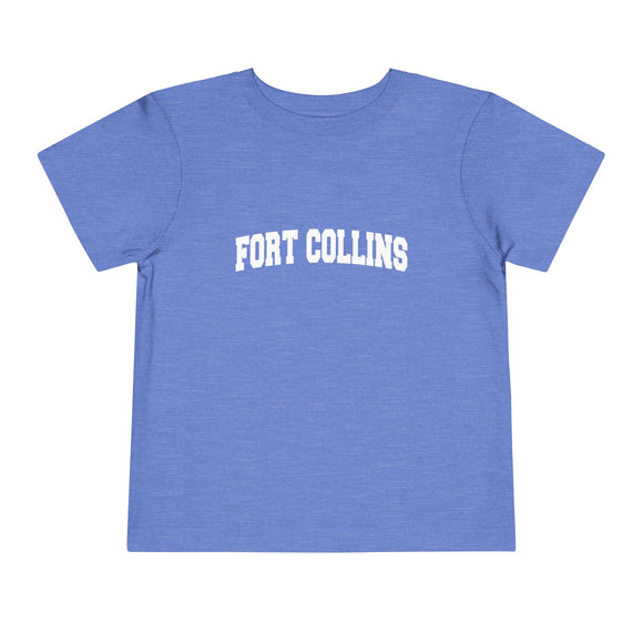 Fort Collins, Colorado Toddler Graphic Tee - Kids Fort Collins Vacation T-Shirt