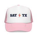 San Antonio, Texas Retro Trucker Hat - Lightning Foam Cap-3