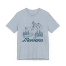 Montana Graphic Tee - Mountain Illustration Montana T Shirt-17