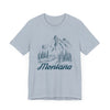 Montana Graphic Tee - Mountain Illustration Montana T Shirt
