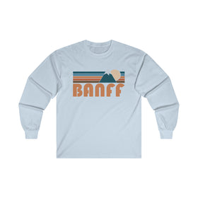 Banff, Canada Long Sleeve Shirt - Retro Unisex Banff Long Sleeve Tee