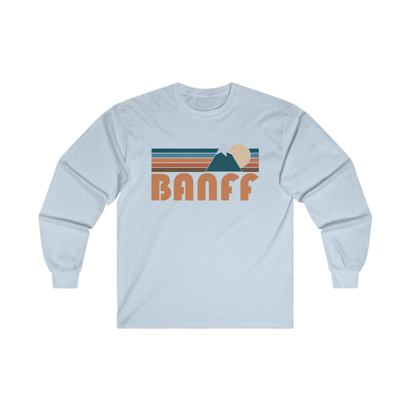 Banff, Canada Long Sleeve Shirt - Retro Unisex Banff Long Sleeve Tee