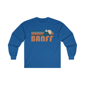 Banff, Canada Long Sleeve Shirt - Retro Unisex Banff Long Sleeve Tee