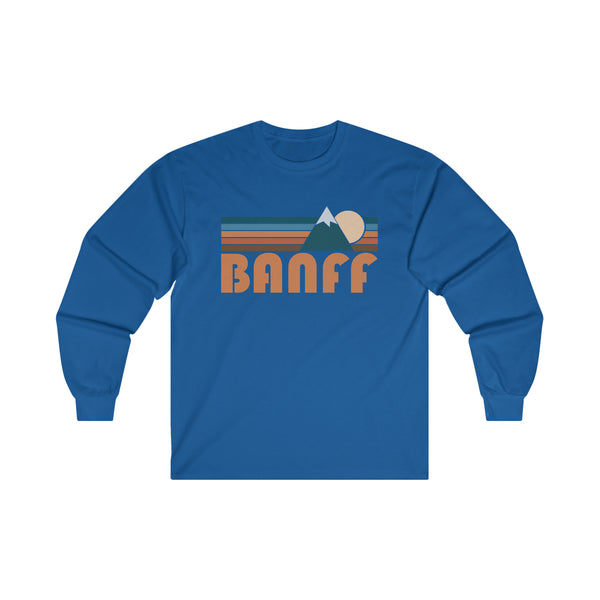 Banff, Canada Long Sleeve Shirt - Retro Unisex Banff Long Sleeve Tee