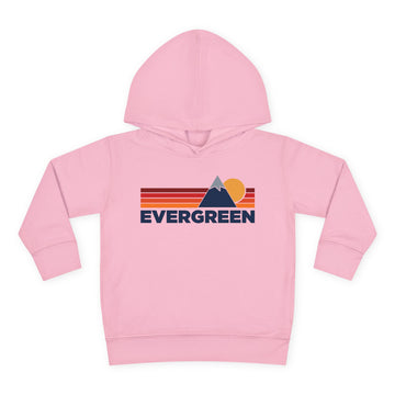 Buy pink Evergreen, Colorado Toddler Hoodie - Unisex Mountain Evergreen Pullover Sweatshirt, Kids Hooded Jumper, Colorado Souvenir